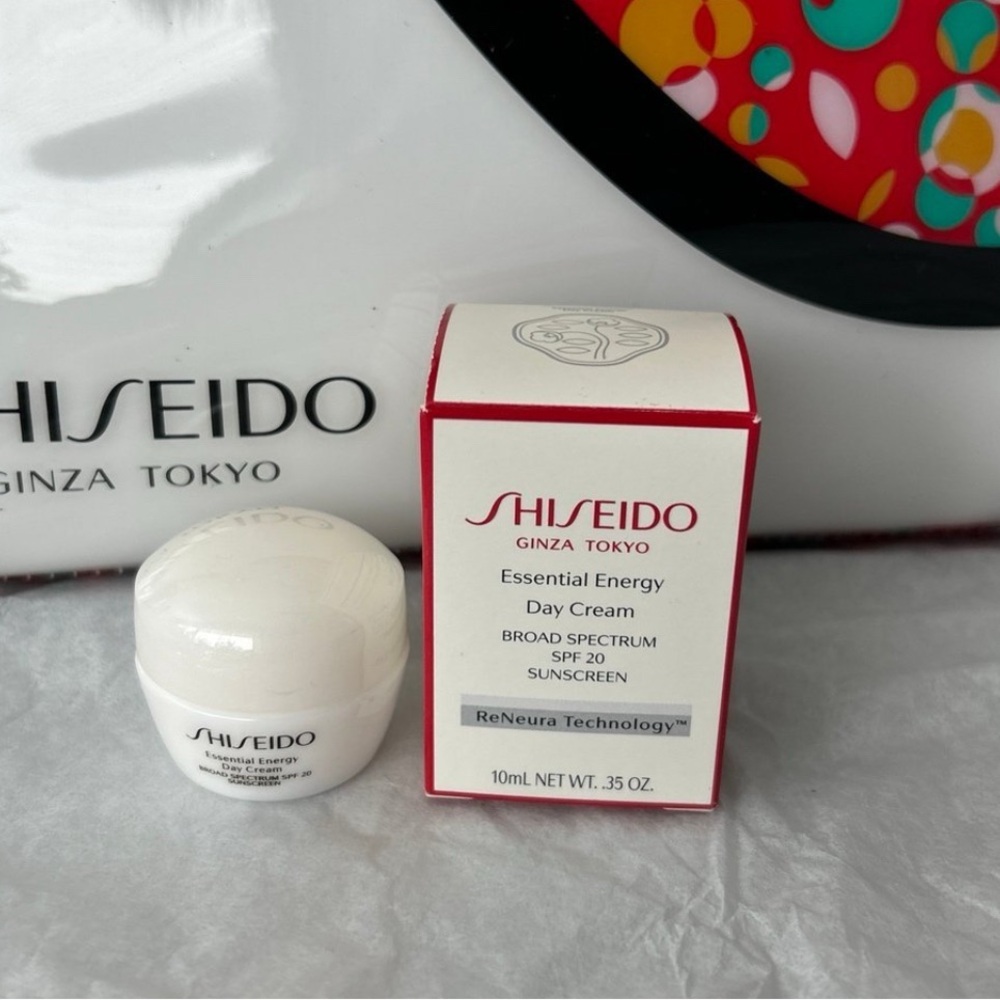 Shiseido 6piece travel size mini beauty bundle with cosmetic bag NIB